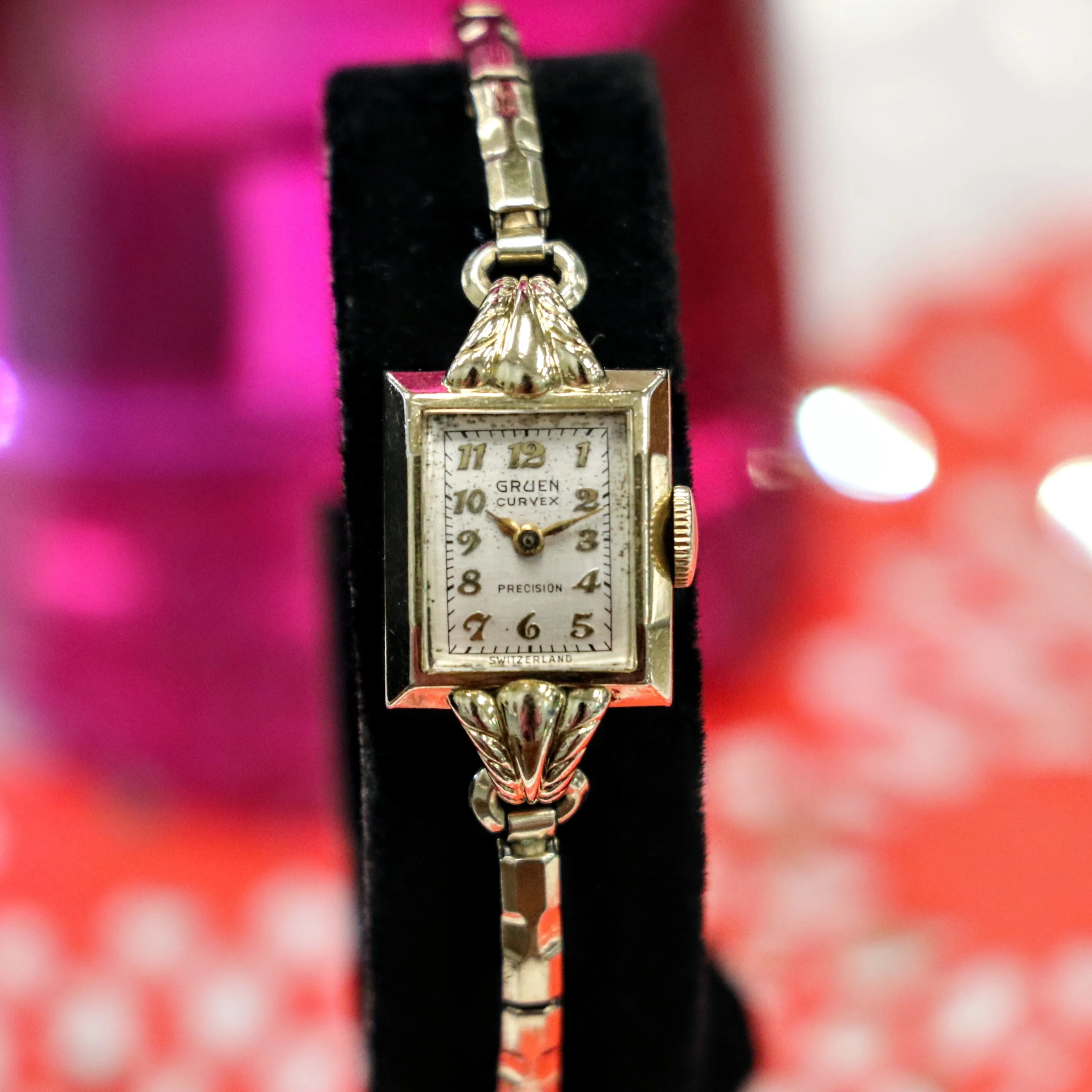 1950 GRUEN CURVEX Precision Ladies Watch Cal. 285 Style 664 Swiss Made Wristwatch