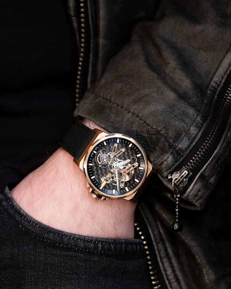 Gold & Carbon Flying Tourbillon